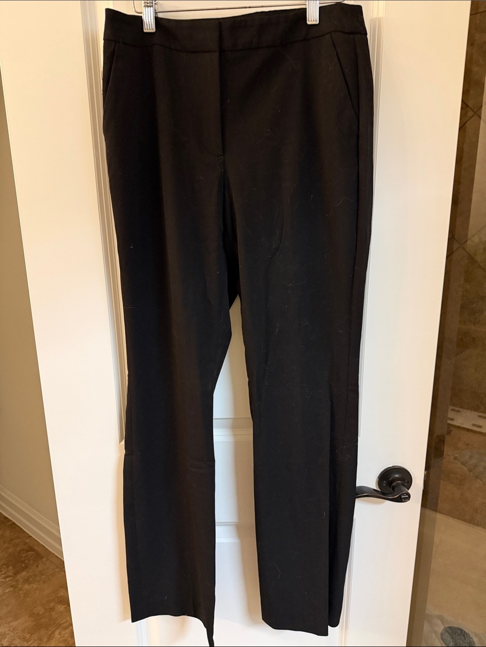White House Black Market Black Straight-Leg Dress Pants